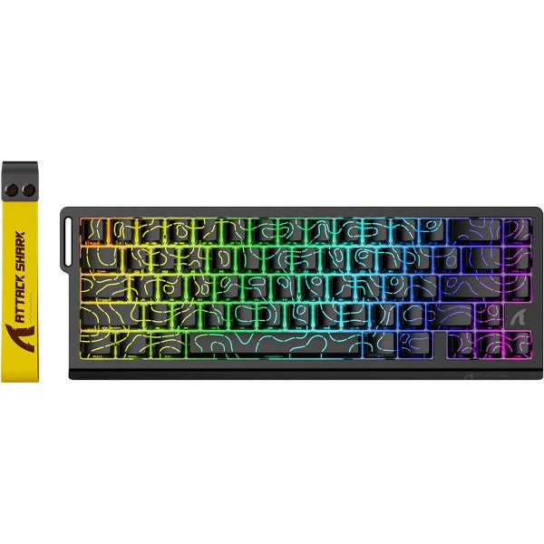 ATTACK SHARK X68 Pro HE Black Contours (Magnetic Switch) ATTACK SHARK X68 Pro HE Black Contours (Magnetic Switch)